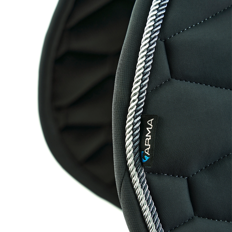 Shires Arma Eltar Jump Saddlecloth - Grey-3