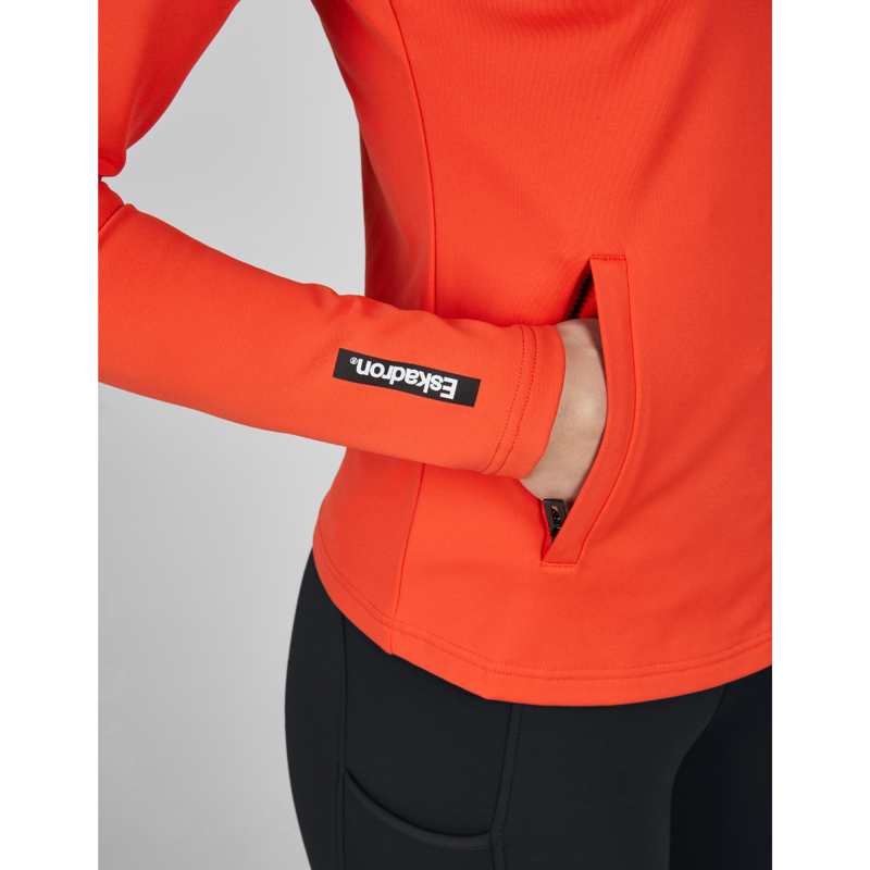 Eskadron Zip-Shirt Dynamic AW25 - Poppy Red-3