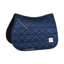 WeatherBeeta Satin Luxe Air-Tec Euro Jump Shaped Saddlepad - Navy
