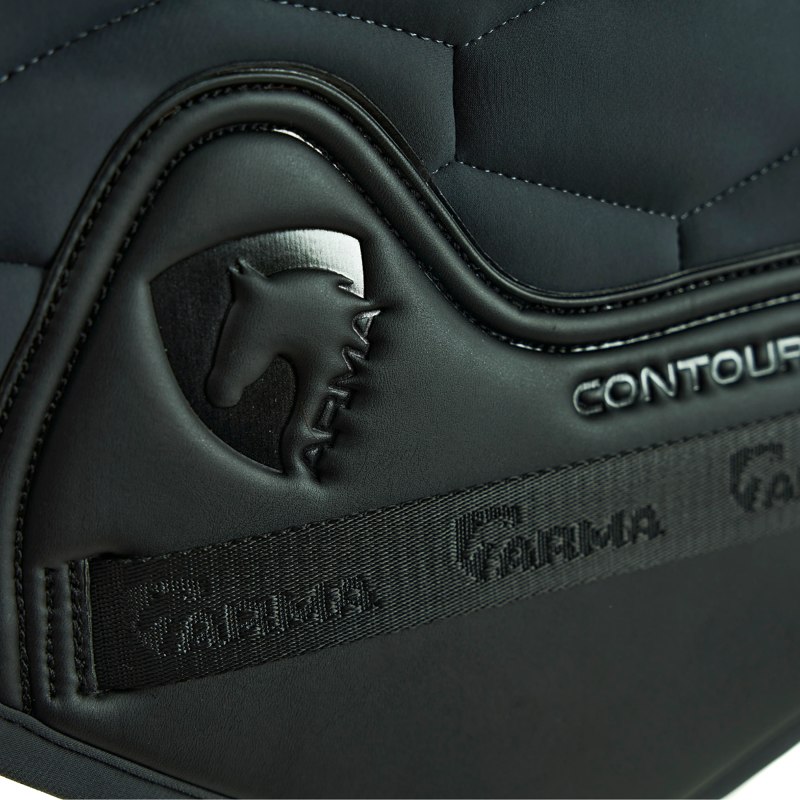 Shires Arma Eltar Jump Saddlecloth - Grey-1