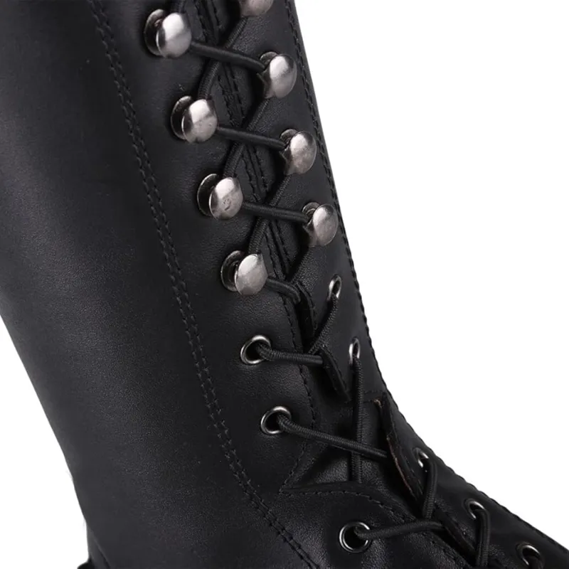 QHP Elasticated Extra Long Laces - Black