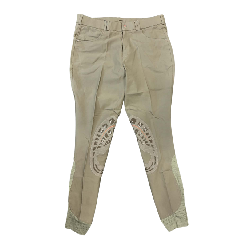 Schockemohle Men's Equinox Draco Breeches - Tan