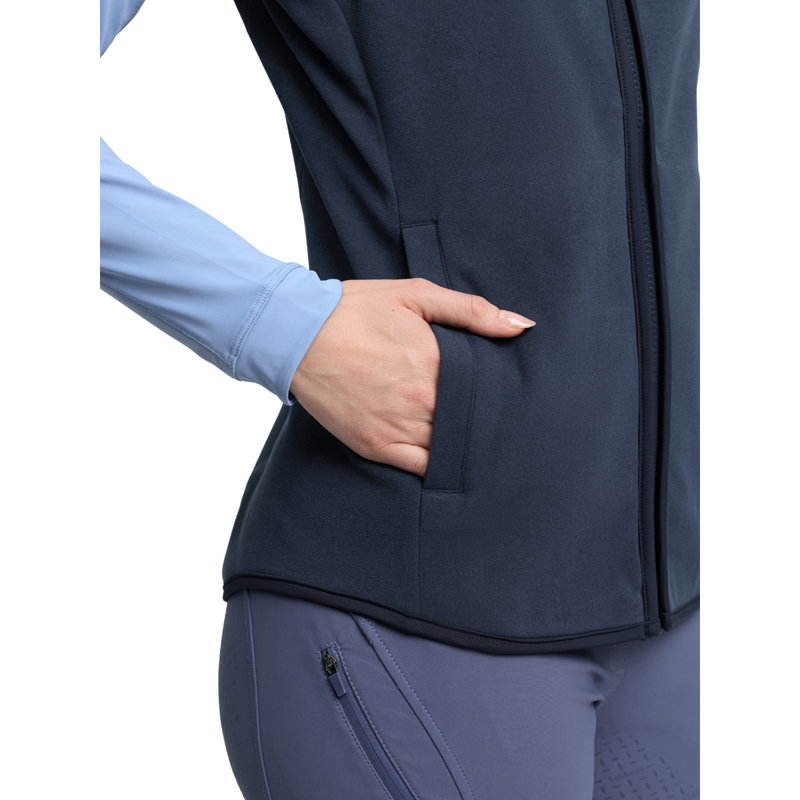 LeMieux Roberta Fleece Gilet - Navy-4