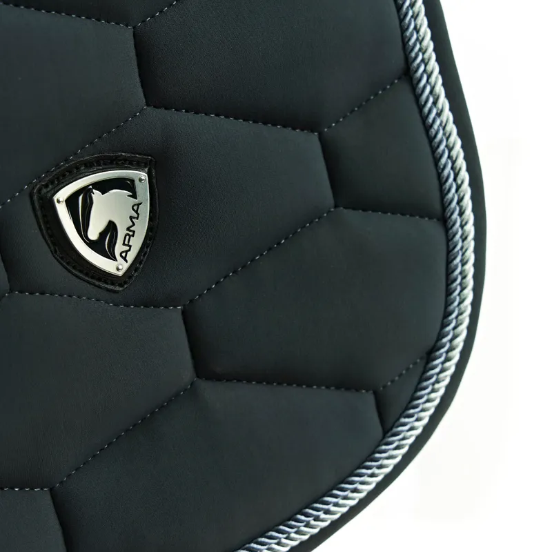 Shires Arma Eltar Jump Saddlecloth - Grey-2