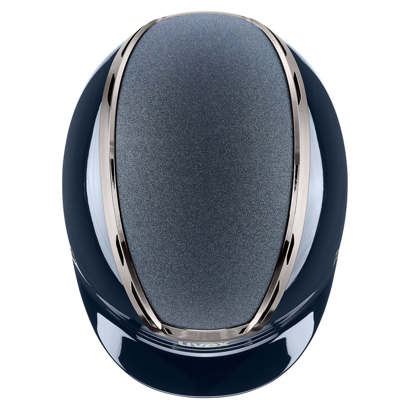 Uvex Exxeed Blaze Riding Hat - Navy-3