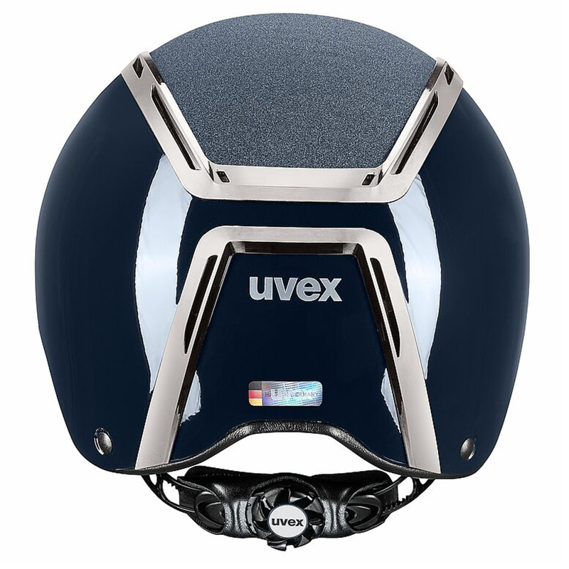 Uvex Exxeed Blaze Riding Hat - Navy-2