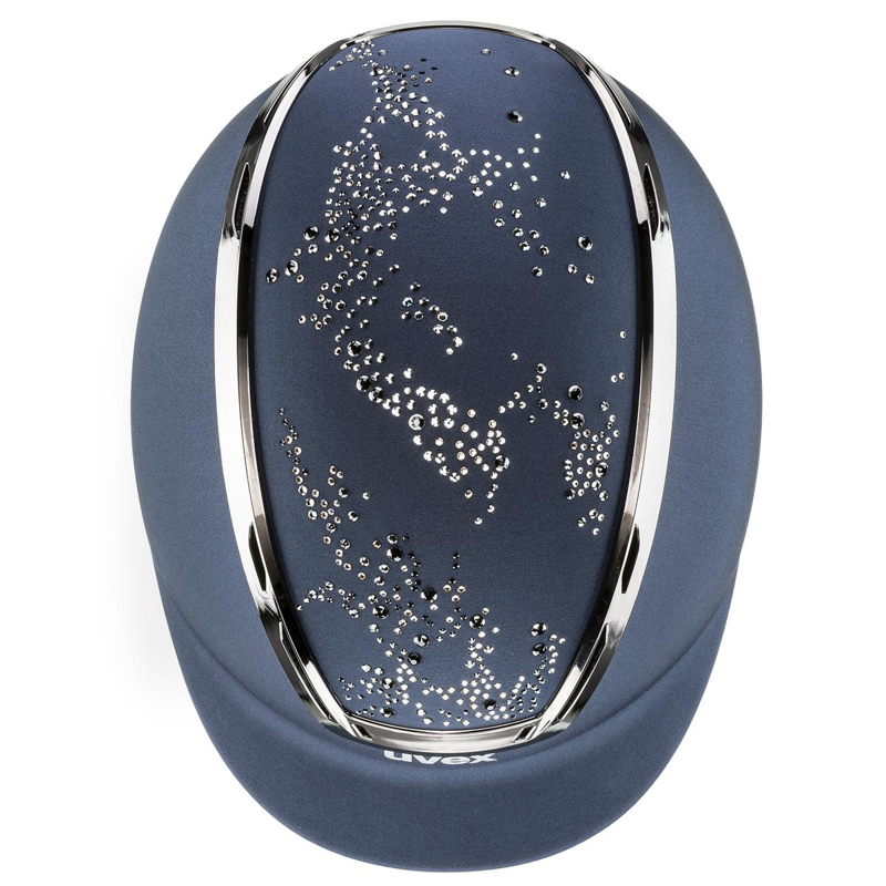 Uvex Exxeed Diamond Riding Hat - Satin Navy-3