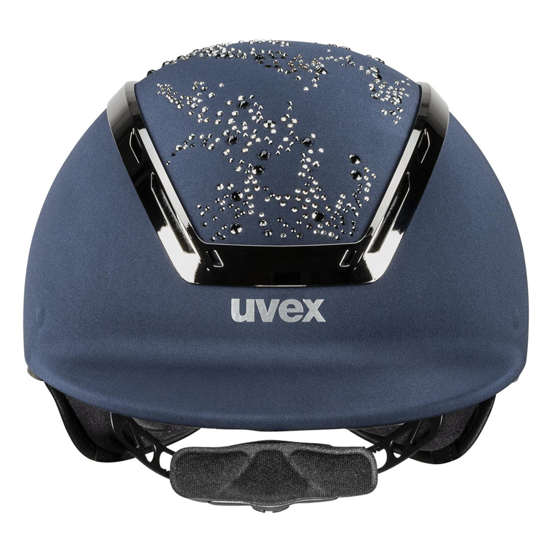 Uvex Exxeed Diamond Riding Hat - Satin Navy-2