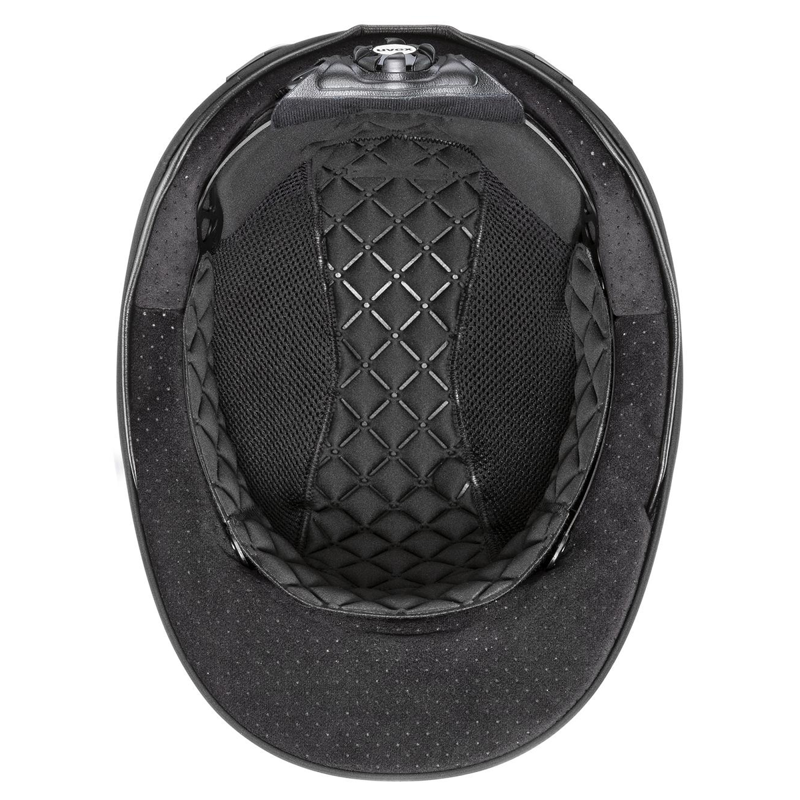Uvex Exxeed Flash Riding Hat - Satin Black -4