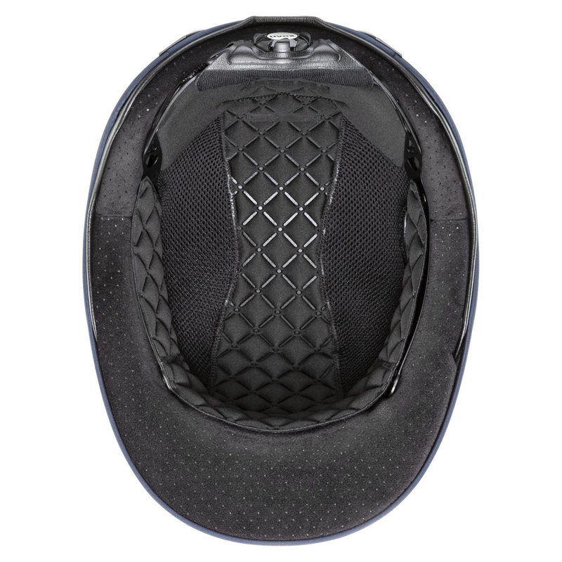 Uvex Exxeed Flash Riding Hat - Satin Navy-4