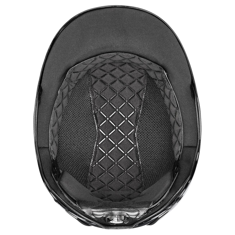 Uvex Exxeed Glow Riding Hat - Black/Black-4