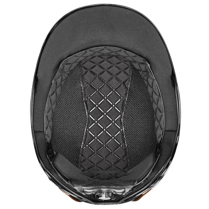 Uvex Exxeed Glow Riding Hat - Black/Rose-4