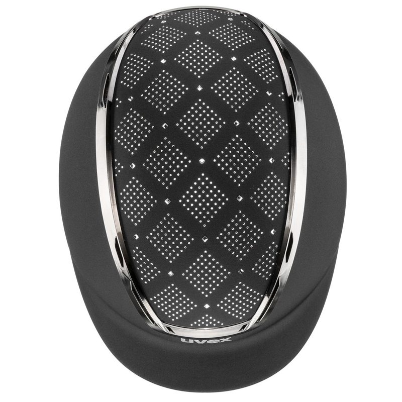 Uvex Exxeed Jewel Riding Hat - Satin Black-3