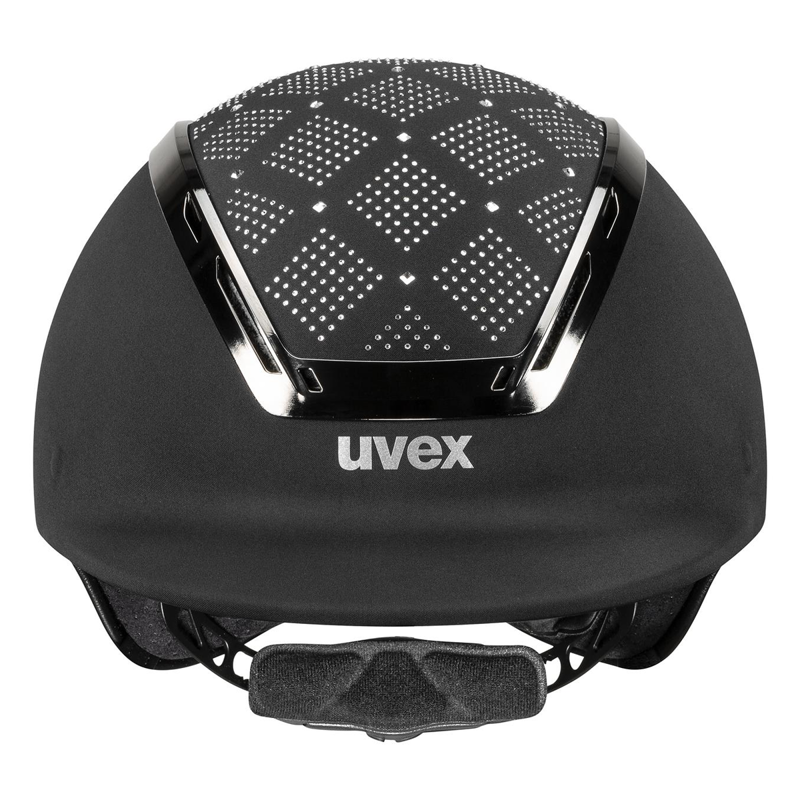 Uvex Exxeed Jewel Riding Hat - Satin Black-1