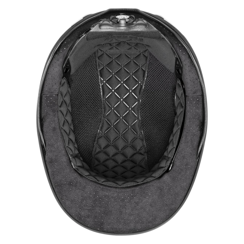 Uvex Exxeed Jewel Riding Hat - Satin Black-4