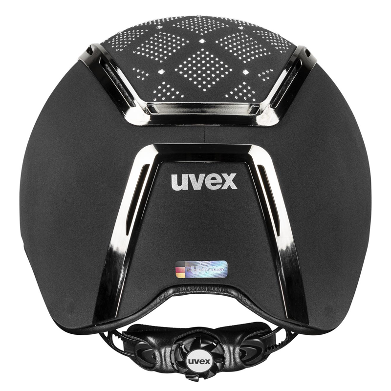 Uvex Exxeed Jewel Riding Hat - Satin Black-2