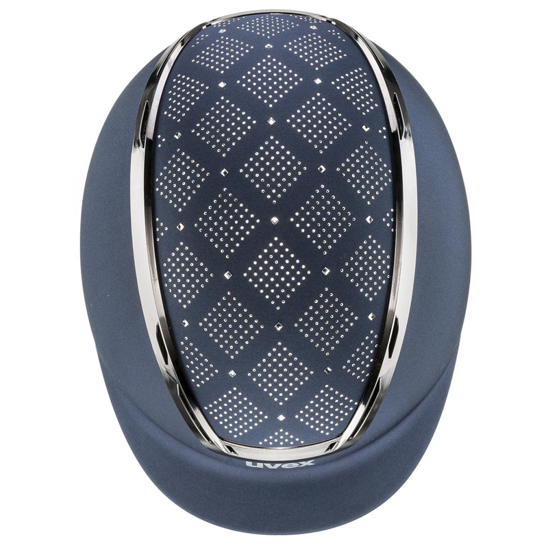 Uvex Exxeed Jewel Riding Hat - Satin Navy-4