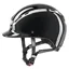Uvex Exxeed Shiny Chrome Riding Hat - Chrome Shiny Black