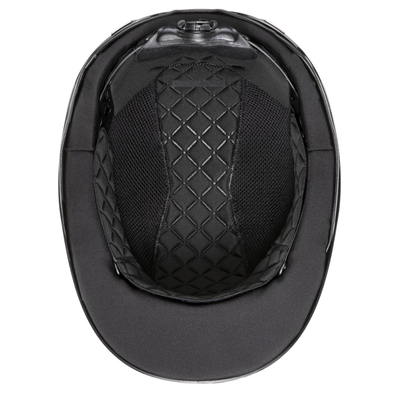 Uvex Exxeed Shiny Chrome Riding Hat - Chrome Shiny Black-4