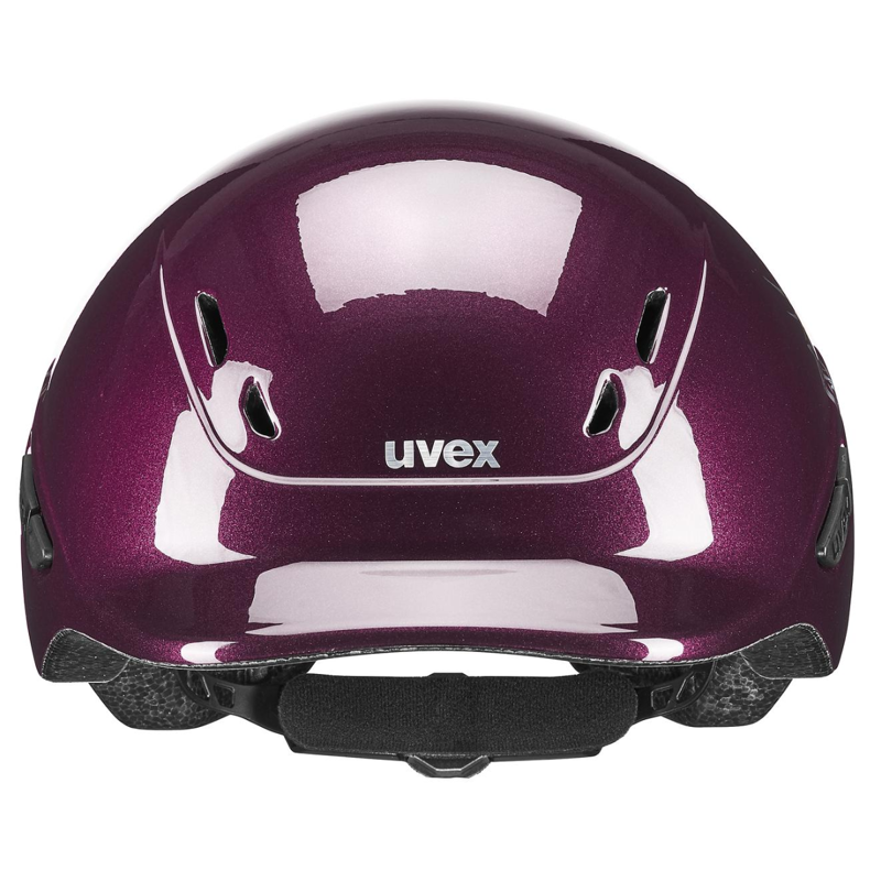 Uvex Kidoxx Riding Hat - Flower Burgundy Shiny - XXXS-XS-2