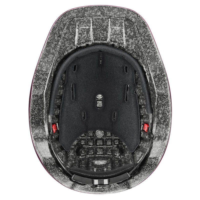 Uvex Kidoxx Riding Hat - Flower Burgundy Shiny - XXXS-XS-4