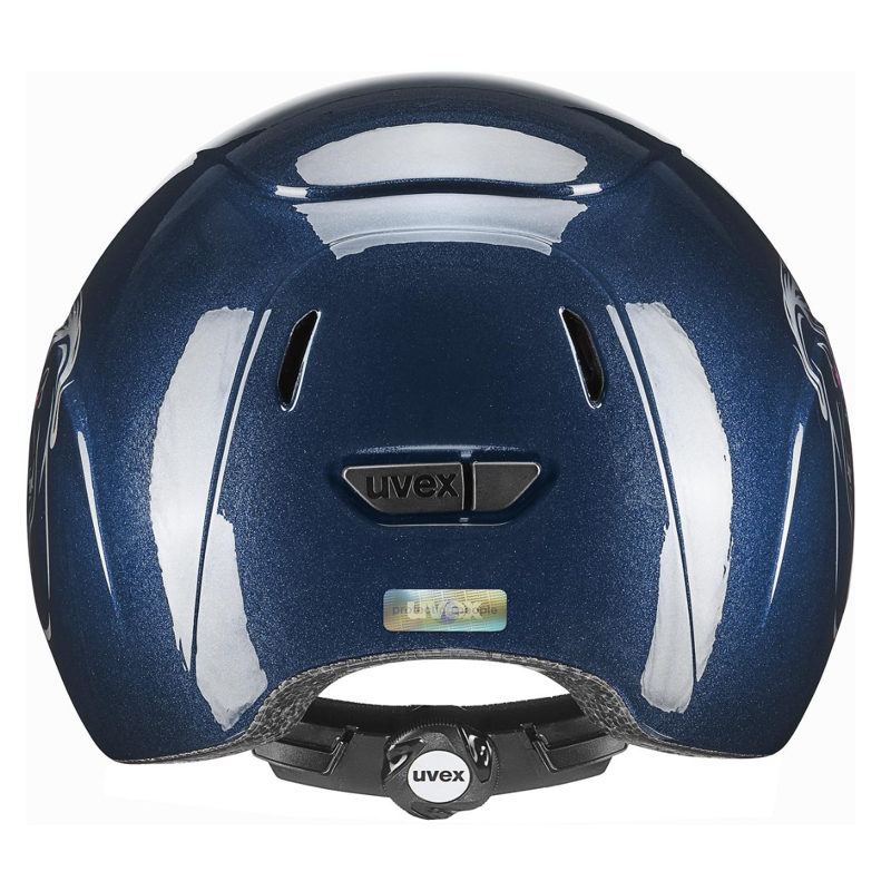 Uvex Kidoxx Riding Hat - Flower Navy Shiny - XXXS-XS-1