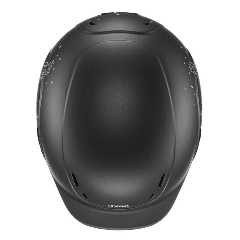 Uvex Kidoxx Riding Hat - Happy Horse Black Matt - XXXS-XS-3