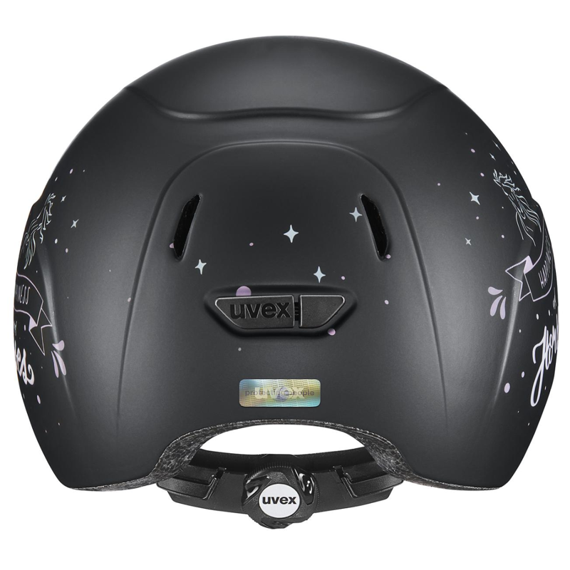 Uvex Kidoxx Riding Hat - Happy Horse Black Matt - XXXS-XS-1