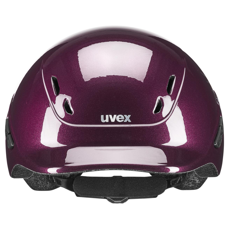 Uvex Kidoxx Shiny Riding Hat - Burgundy Shiny - XXXS-XS-2