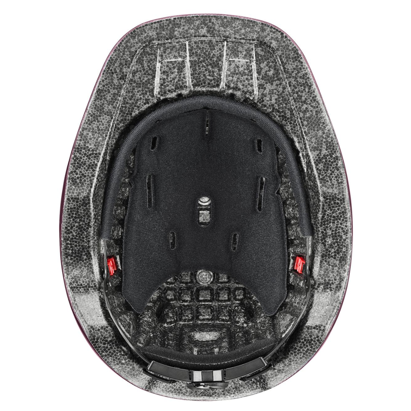 Uvex Kidoxx Shiny Riding Hat - Burgundy Shiny - XXXS-XS-4