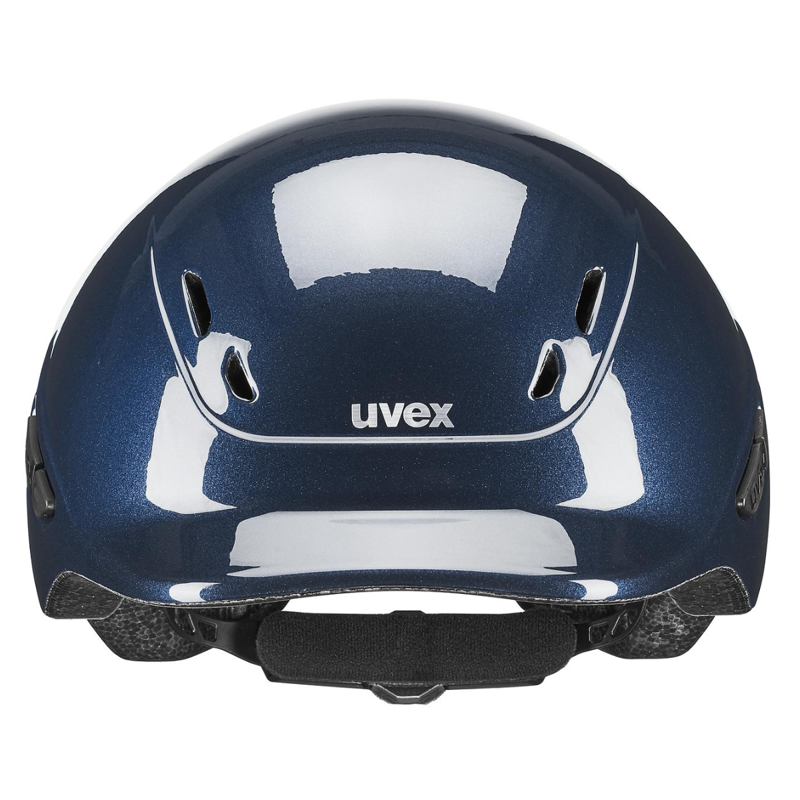 Uvex Kidoxx Shiny Riding Hat - Navy Shiny - XXXS-XS-2