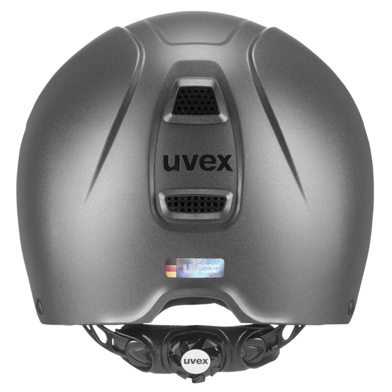 Uvex Perfexxion III Riding Hat - Anthracite Matt-1