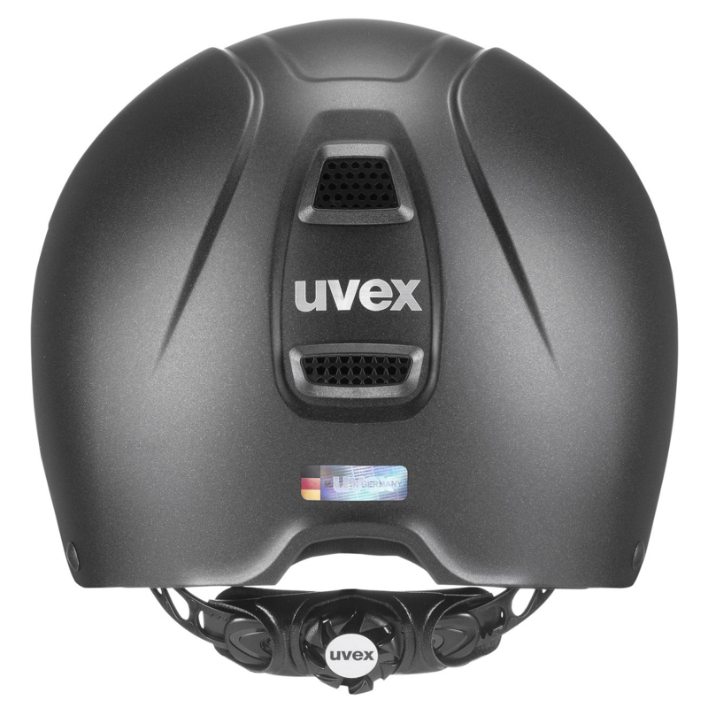 Uvex Perfexxion III Riding Hat - Black Matt-1