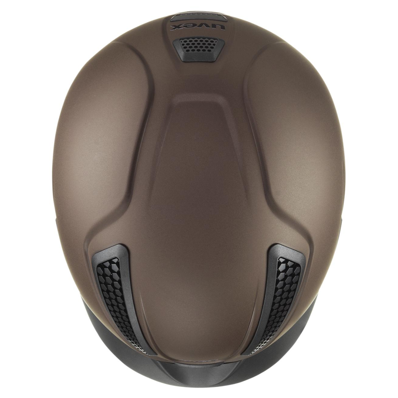 Uvex Perfexxion III Riding Hat - Brown Matt-3