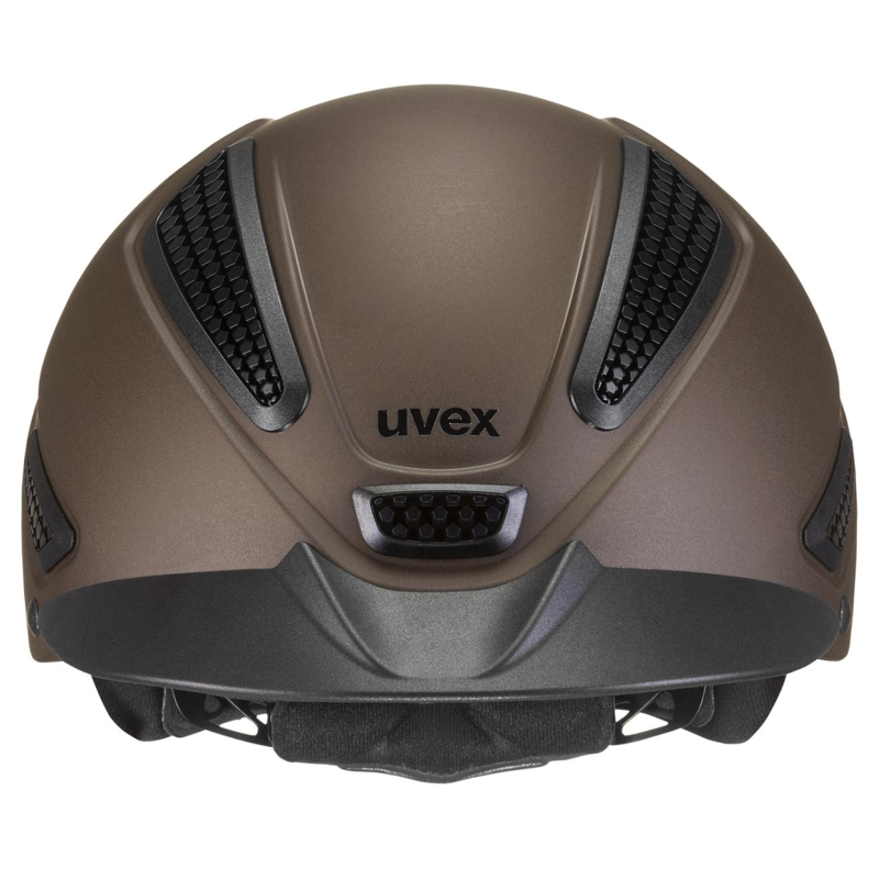 Uvex Perfexxion III Riding Hat - Brown Matt-2