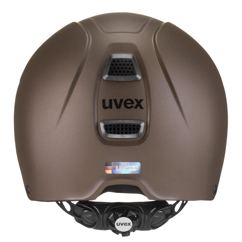 Uvex Perfexxion III Riding Hat - Brown Matt-1