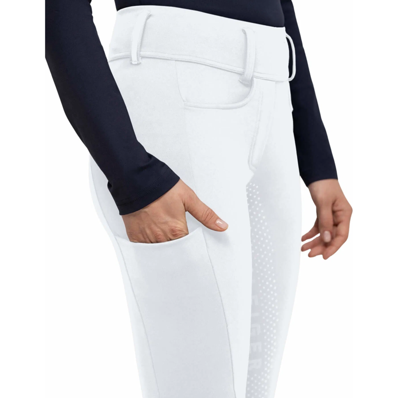 Tommy Hilfiger Women's Vermont Full Grip Breeches - TH Optic White-3
