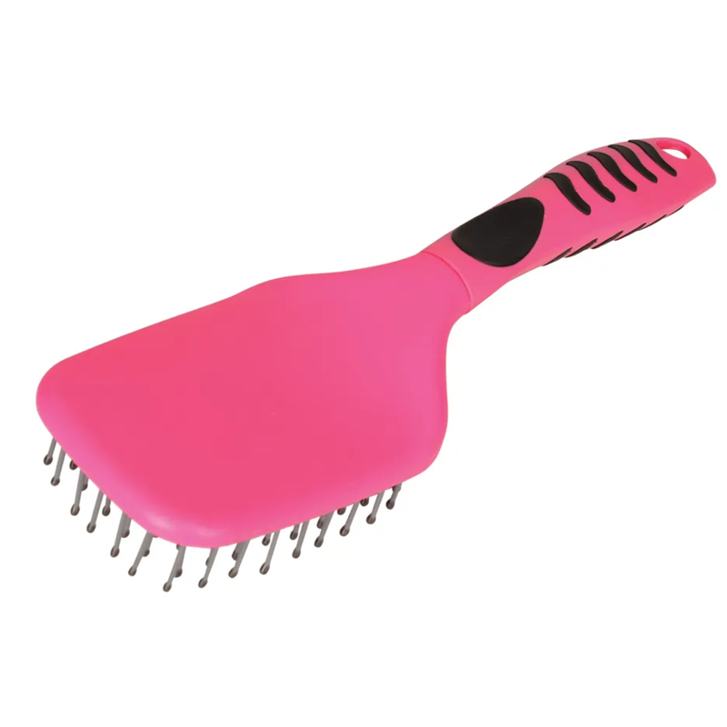 Hy Equestrian Vivid Mane and Tail Brush - Pink-1