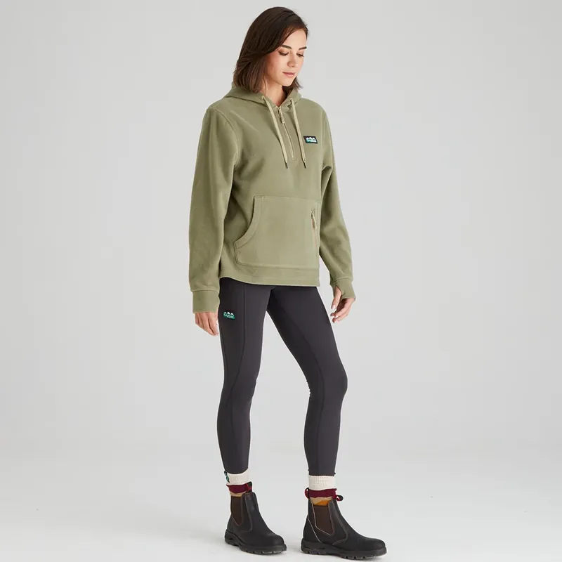 Ridgeline Women's Ballistic Fleece Hoodie - Khaki Green-2