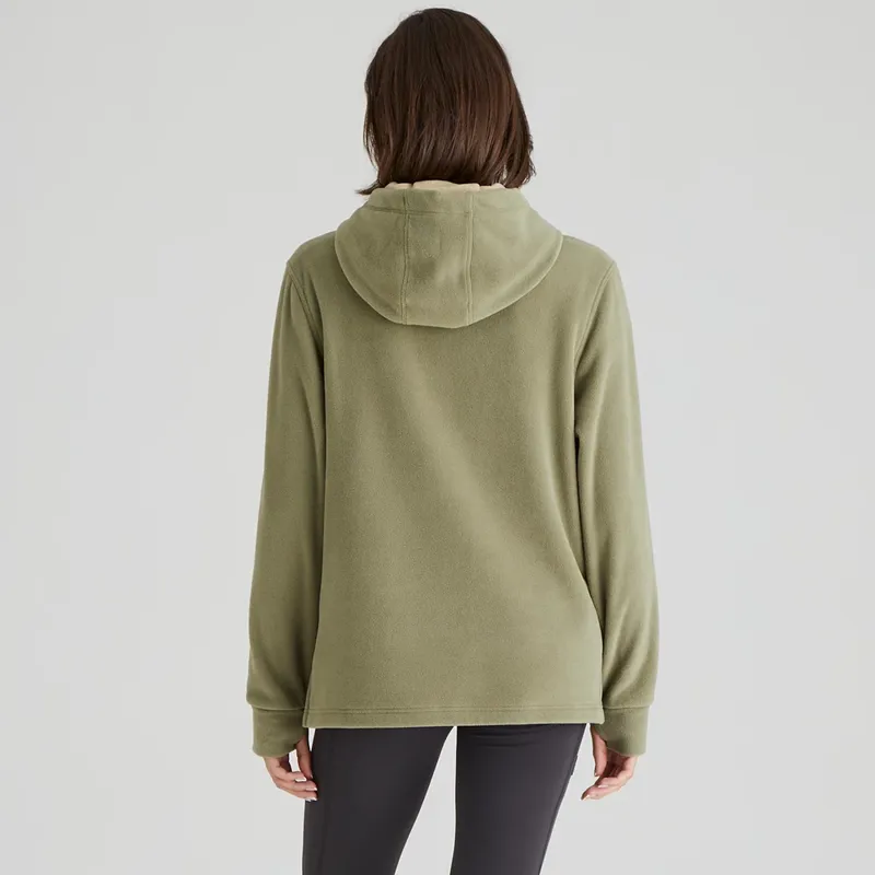 Ridgeline Women's Ballistic Fleece Hoodie - Khaki Green-1