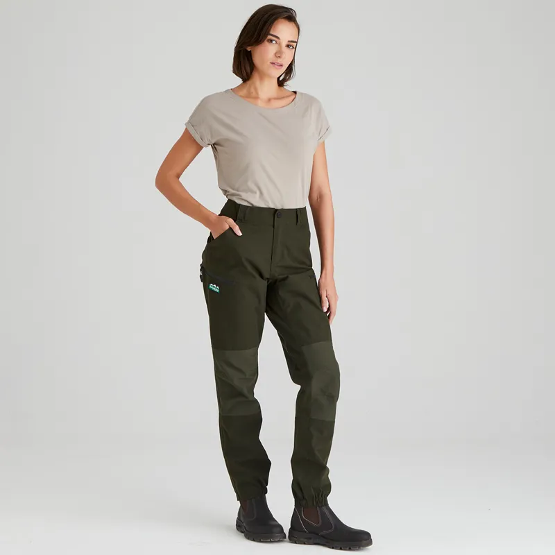 Ridgeline Women's Cambrian Trouser - Deep Forest-5
