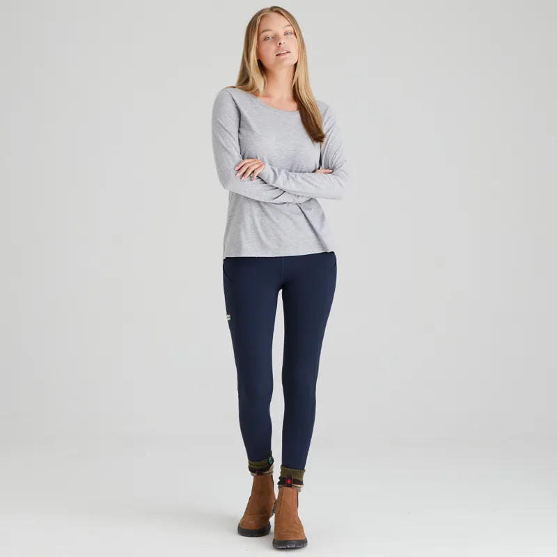 Ridgeline Women's Infinity Leggings - Navy-4