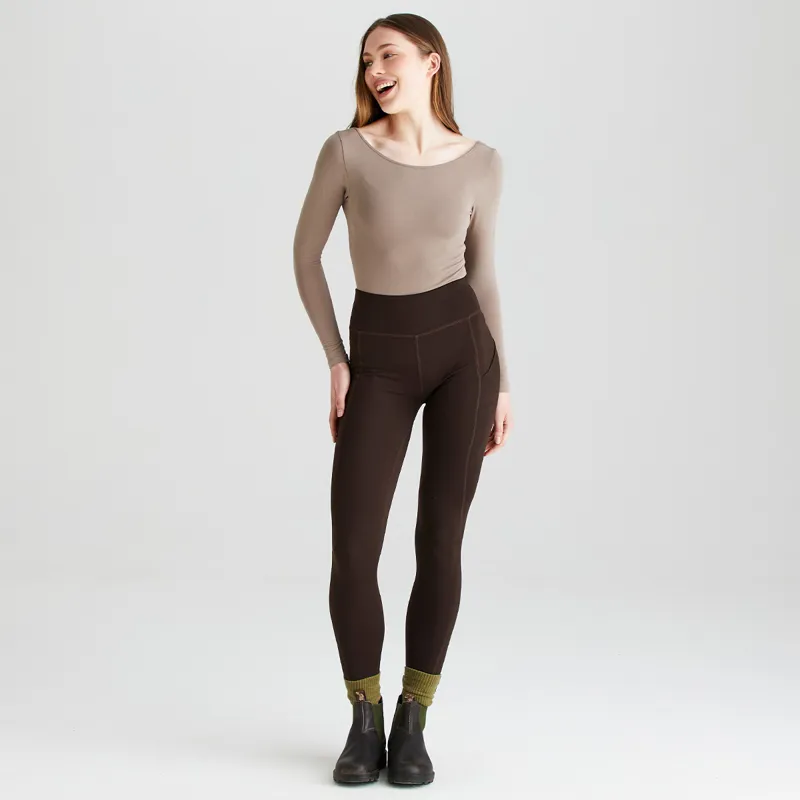 Ridgeline Women's Infinity Leggings - Deep Bark-4