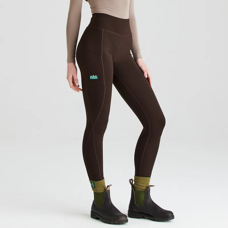 Ridgeline Women's Infinity Leggings - Deep Bark