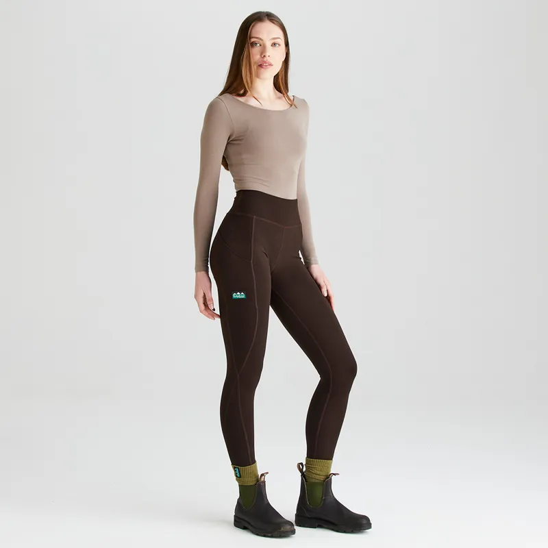 Ridgeline Women's Infinity Leggings - Deep Bark-3