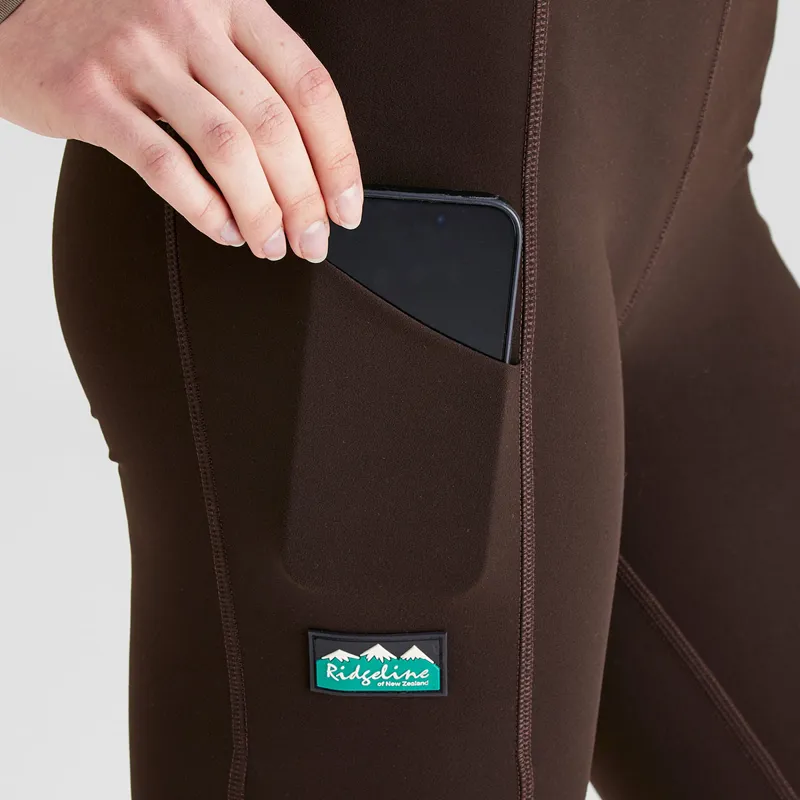 Ridgeline Women's Infinity Leggings - Deep Bark-6