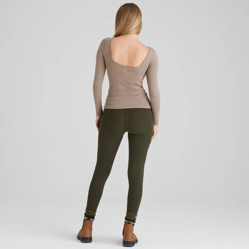 Ridgeline Women's Infinity Leggings - Deep Forest-5