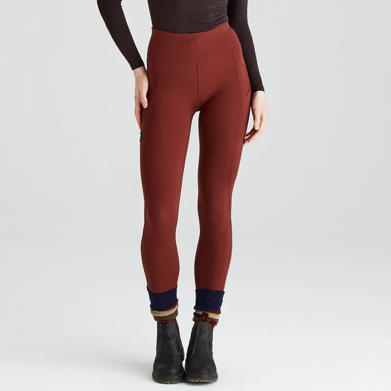 Ridgeline Women's Infinity Leggings - Oxblood-1