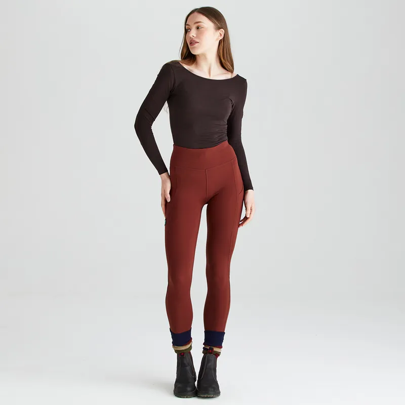 Ridgeline Women's Infinity Leggings - Oxblood-4