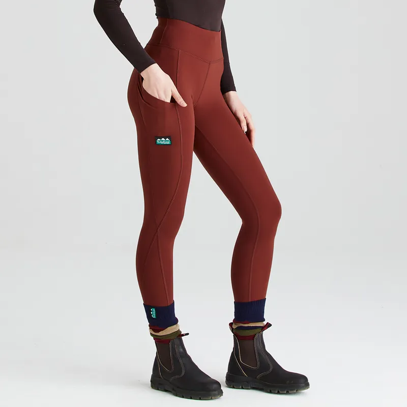 Ridgeline Women's Infinity Leggings - Oxblood